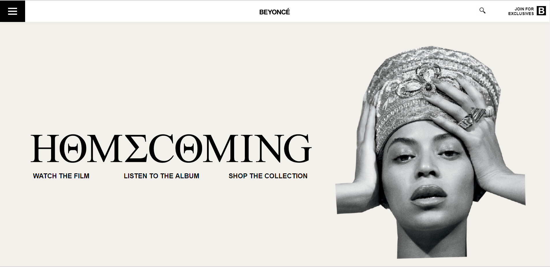 Beyoncé tiene su web en wordpress