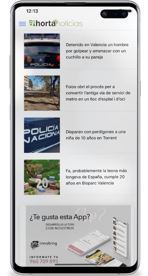 desarrollo apps hortanoticias